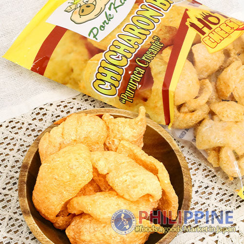 Pork King Chicharon Balat Hot Cheese 60g