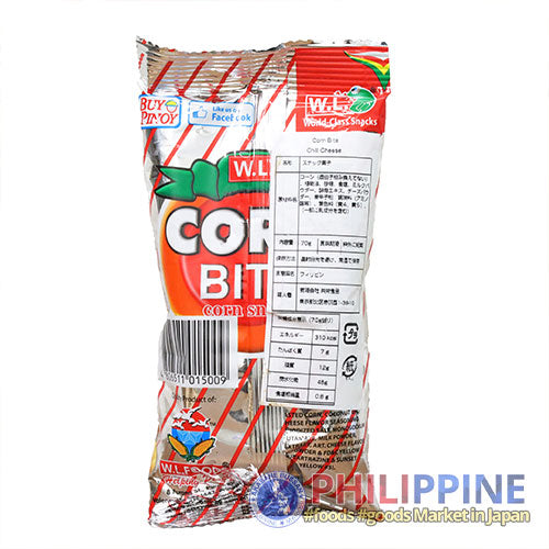 W.L. Foods Corn Bits Chili Cheese 70g