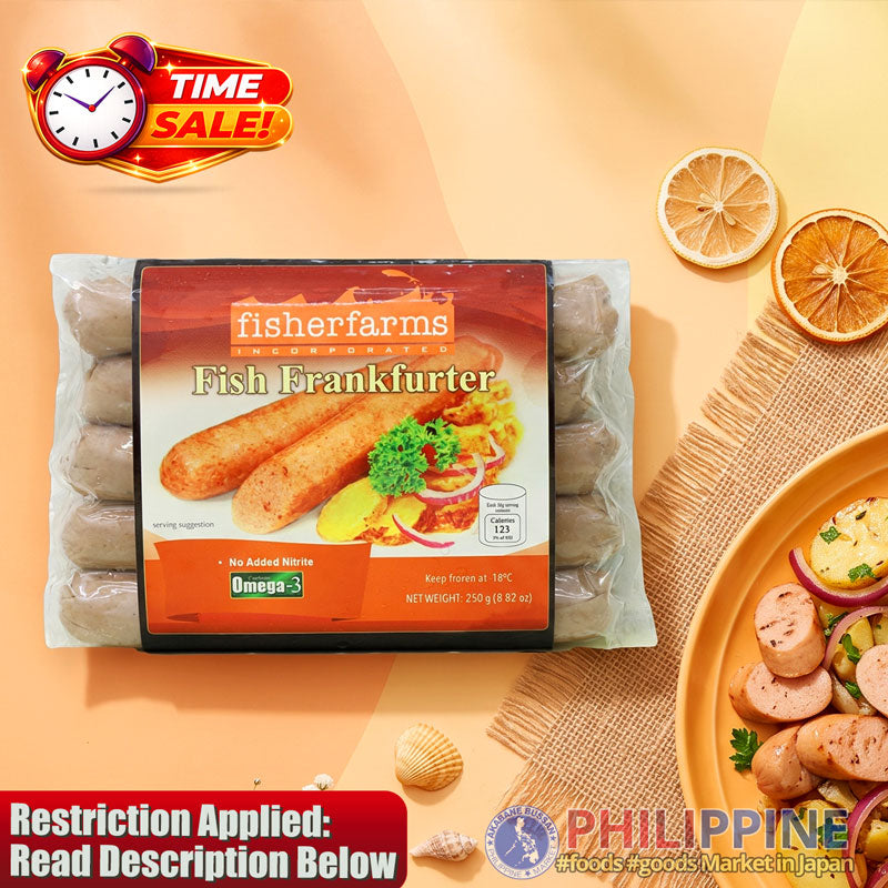 Time Sale! Fisherfarms Regular Fish Frankfurter 250g