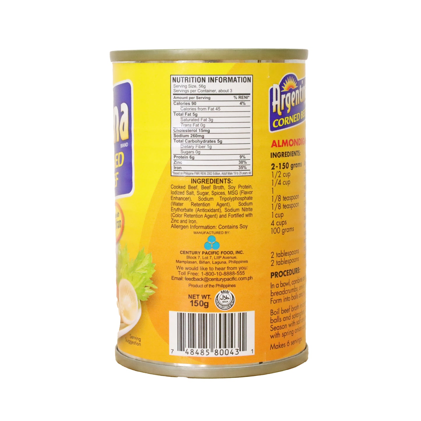 Argentina Corned Beef (S) 150g