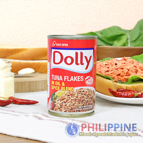 Dolly Tuna Flakes in Oil Spicy 155g