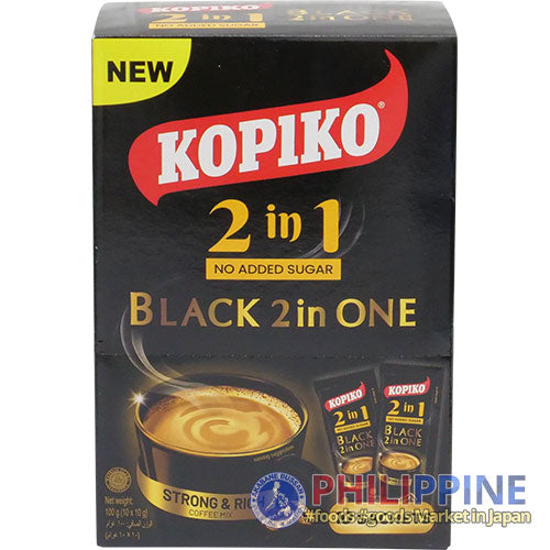 Kopiko 2in1 Coffee Black 100g (10 sachets)