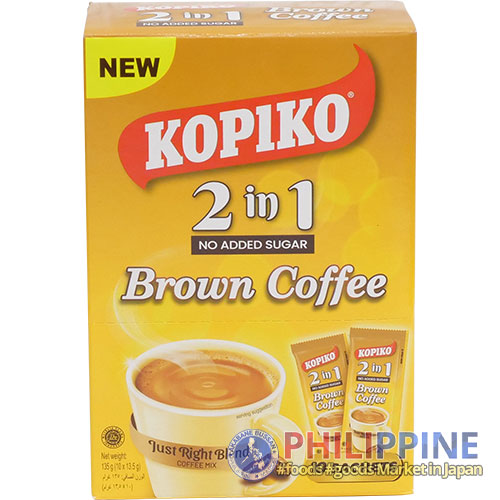 Kopiko 2in1 Coffee Brown 135g (10 sachets)