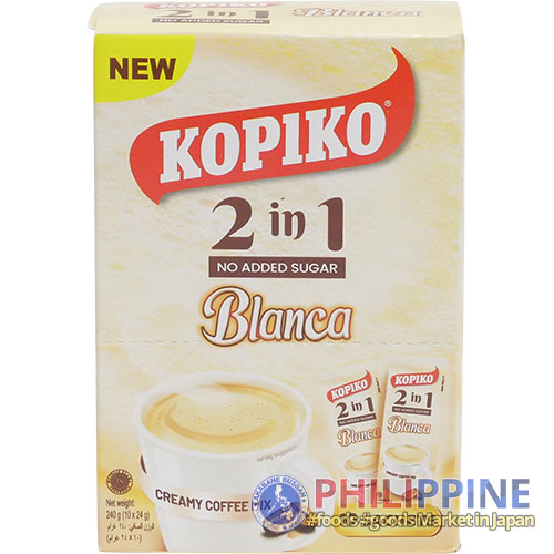 Kopiko 2in1 Coffee Blanca 240g (10 sachets)