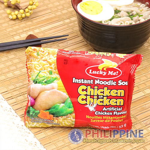 Lucky Me Instant Noodles Chicken Flavor 55g