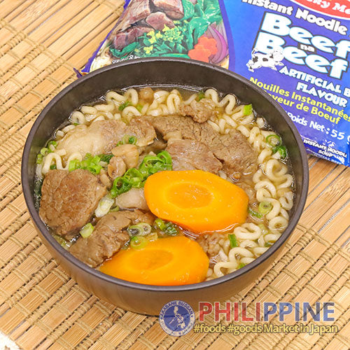 Lucky Me Instant Noodles Beef 55g (6pcs/pack)