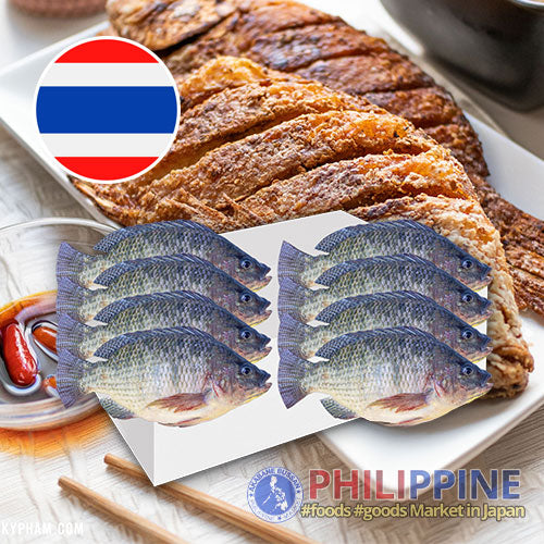 Cleaned Tilapia (M) Thailand 400-500g 1case 8kg