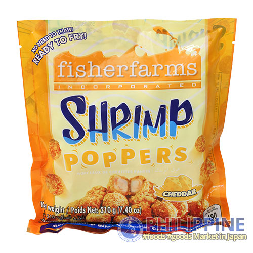 Fisherfarms Shrimp Poppers Cheddar 210g