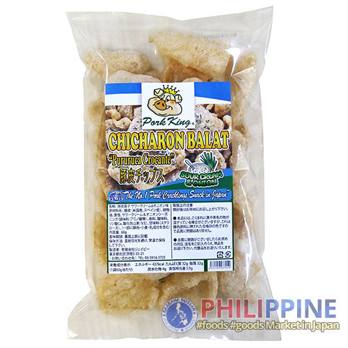 Pork King Chicharon Balat Sour Cream & Onion 60g