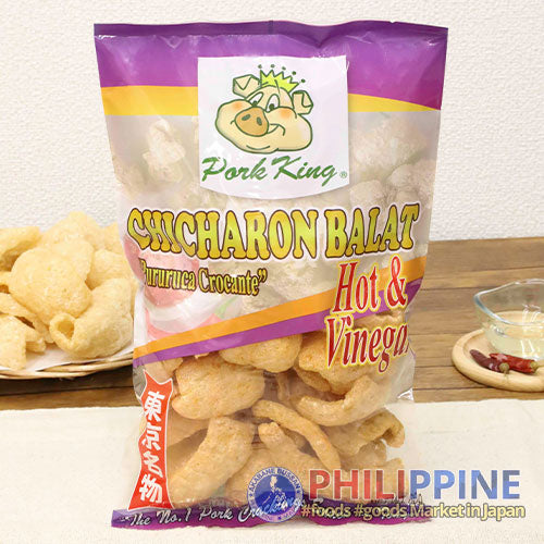 Pork King Chicharon Balat Hot & Vinegar 60g