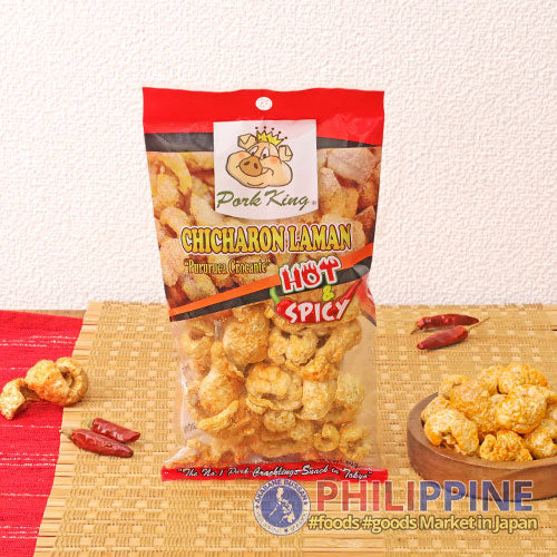 Pork King Chicharon Laman Hot & Spicy 60g