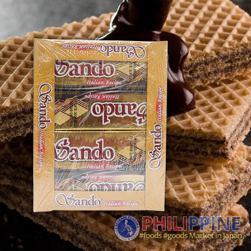 Sando Chocolate Wafer (12packs) 32g – Akabane Bussan Pinoy Foods ...