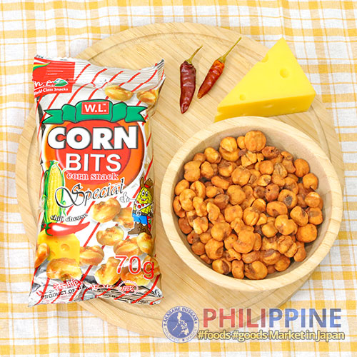 W.L. Foods Corn Bits Chili Cheese 70g