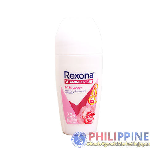 Rexona Women Vitamin + Bright Rose Glow Roll-On Deodorant 45ml
