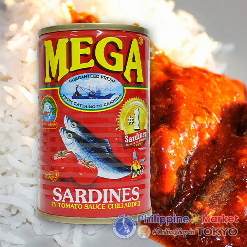 Mega Sardines Red 155g