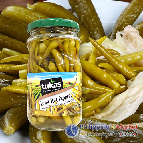 Tukas Pickled Long Hot Pepper (S) 335g