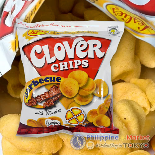 Leslie's Clover Chips Barbecue 55g