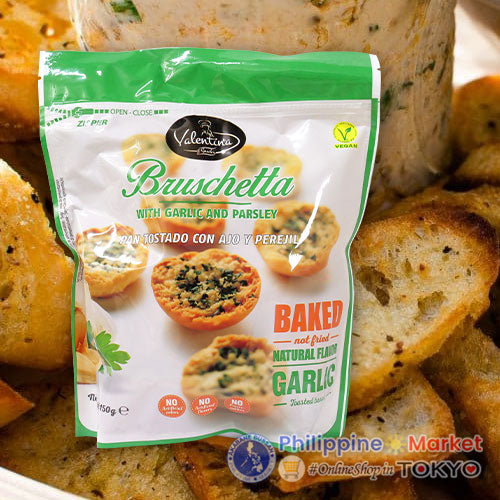Valentina Toasted Bread Garlic Flavor 150g Akabane Bussan Pinoy Foods