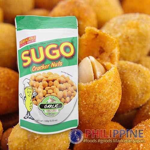 Sugo Cracker Nuts Garlic 100g